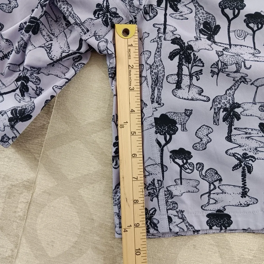 Wild Rye Girls Safari‎ Giraffe Flamingo Print Bike Shorts Size 10